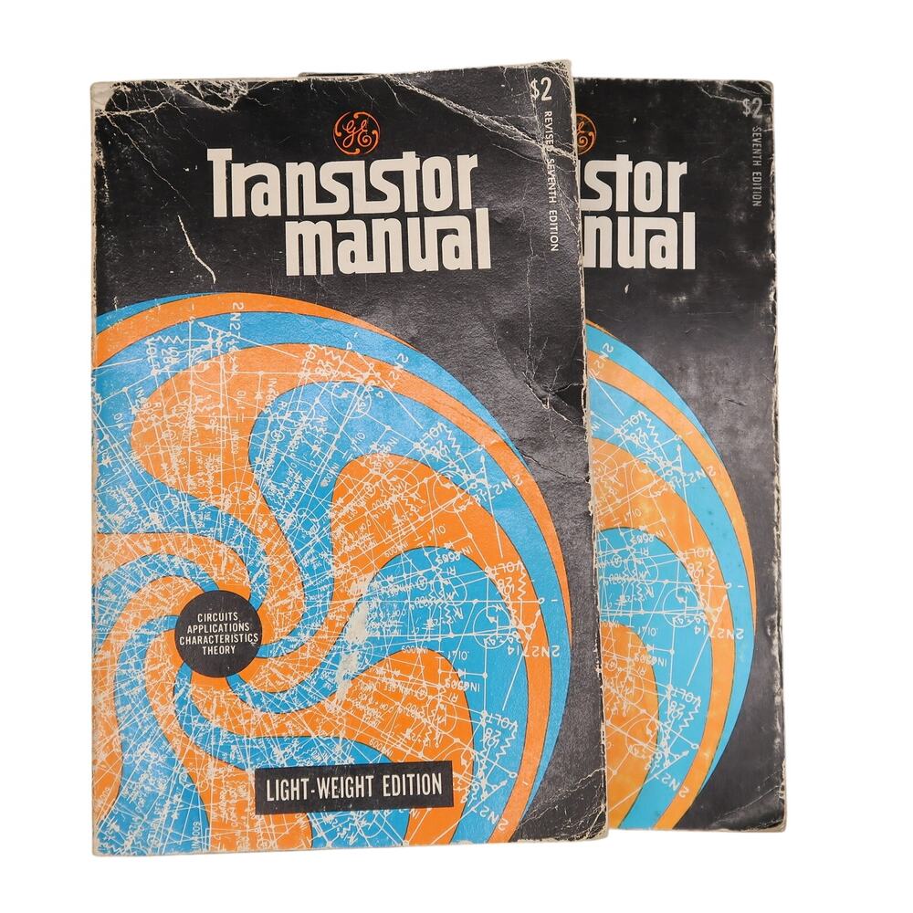 General Electric Transistor Manual & Lightweight Edition Set of 2 Vintage 1964